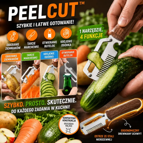 Obieraczka i Krajalnica 3w1- PeelCut™